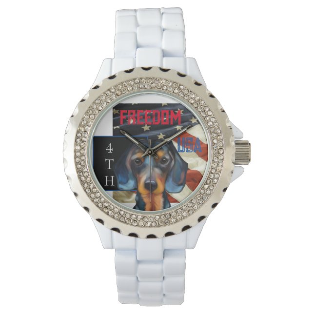 Reloj De Pulsera Dachshund      (Anverso)