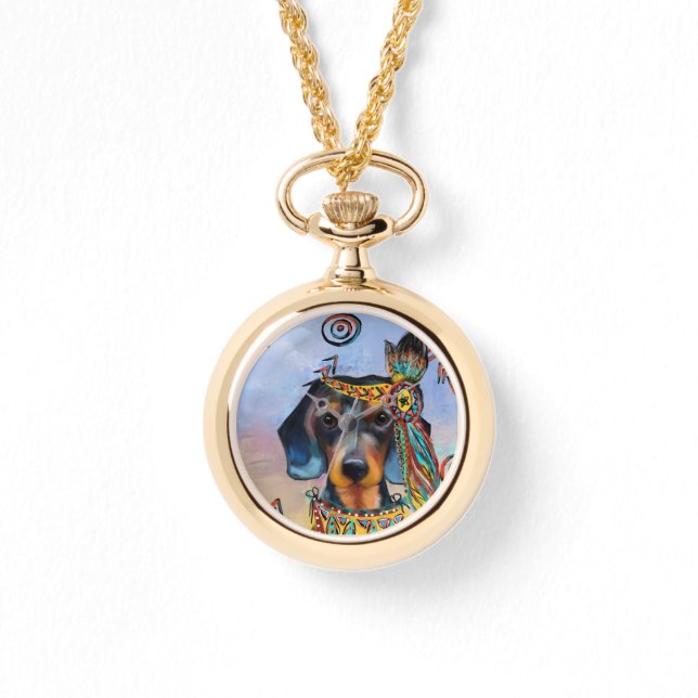 Reloj De Pulsera  Dachshund  (Anverso)