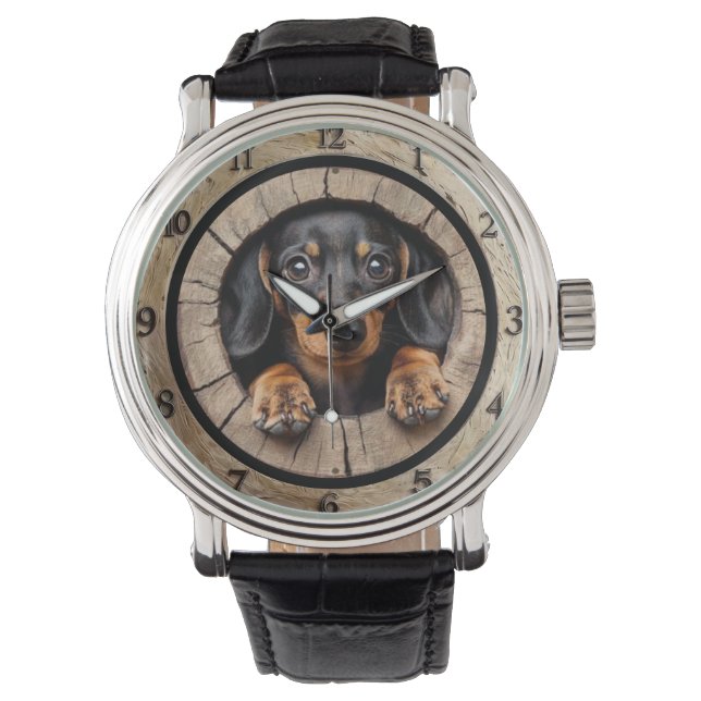 Reloj De Pulsera  Dachshund Dog (Anverso)