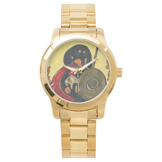RELOJ DE PULSERA DACHSHUND GUERRERO   (Anverso)