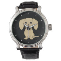 Dachshund liso de crema | Perro Cute Wiener