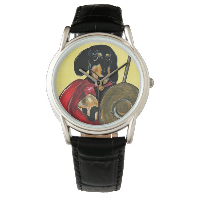 RELOJ DE PULSERA DACHSHUND ROMAN SOLDIER (Anverso)