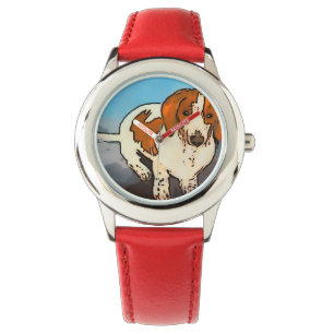 Reloj De Pulsera Dachshund Sausage Dog Mascota Watercolor