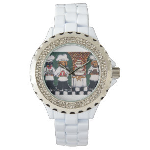 RELOJ DE PULSERA DACHSHUNDS CHEF FRANCESES