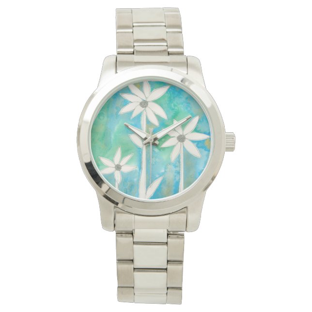 Reloj De Pulsera Dainty Daisies I (Anverso)