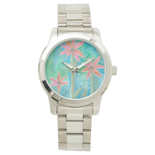 Reloj De Pulsera Dainty Daisies III (Anverso)