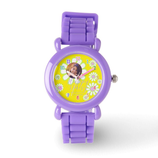 Reloj De Pulsera Daisy Simple Yellow Watch (Anverso)