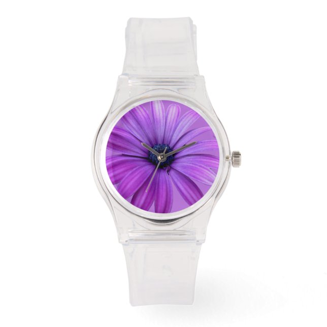 Reloj De Pulsera Daisy Watch Classic Gerbera Daisy Writing Watch (Anverso)