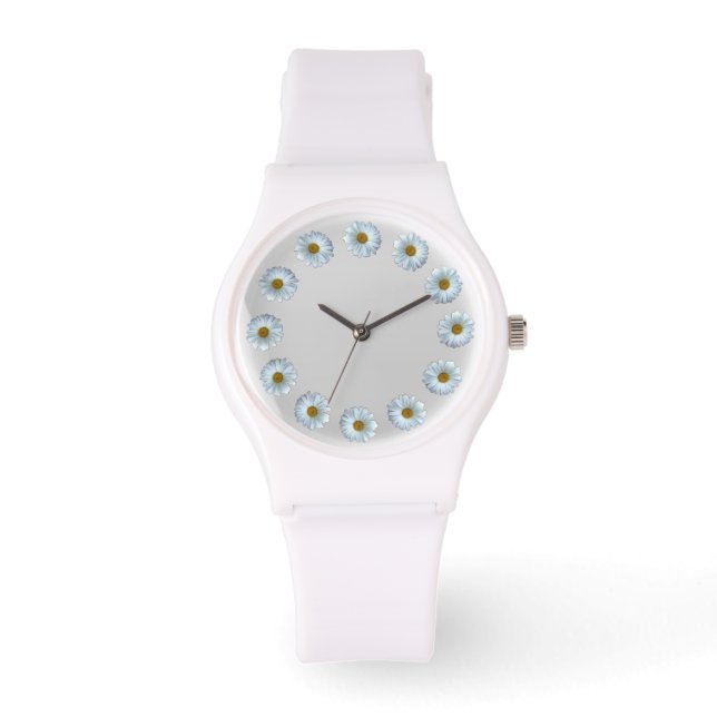 Reloj De Pulsera Daisy Watch Classic Wildflower Daisy Writing Watch (Anverso)