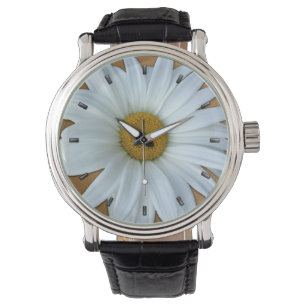 Reloj De Pulsera Daisy Watch Classic Wildflower Daisy Writing Watch