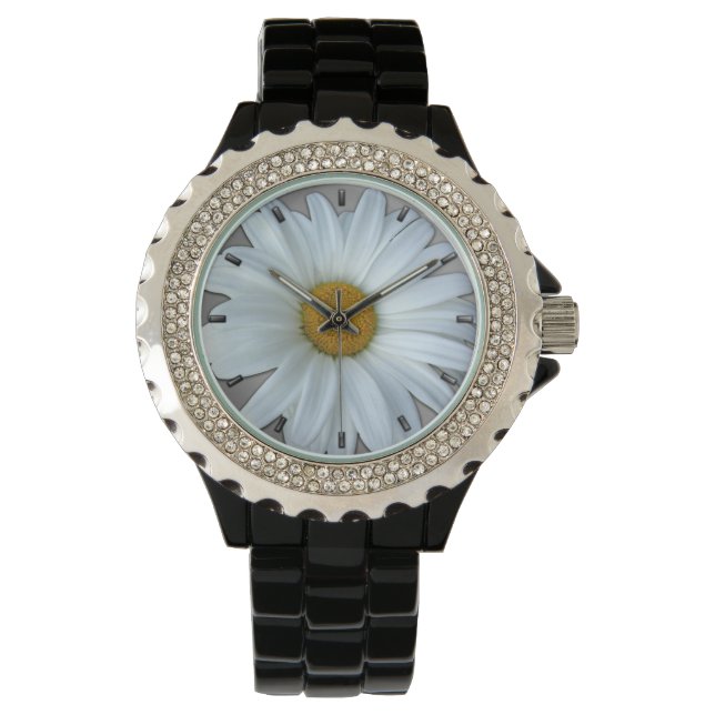 Reloj De Pulsera Daisy Watch Classic Wildflower Daisy Writing Watch (Anverso)
