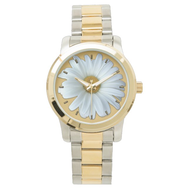 Reloj De Pulsera Daisy Watch Classic Wildflower Daisy Writing Watch (Anverso)
