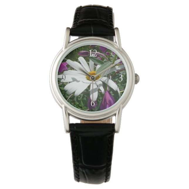 Reloj De Pulsera Daisy y Chamerion Wildflower (Anverso)