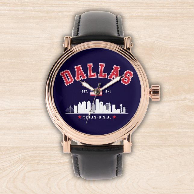 Reloj De Pulsera Dallas Urban Skyline View (Subido por el creador)