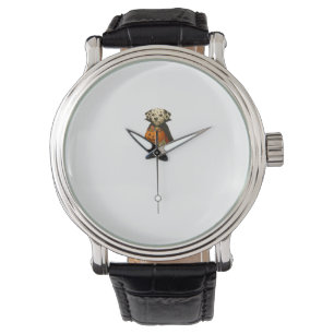 Reloj De Pulsera Dálmata Truco o Trato Halloween Perro con Calabaza