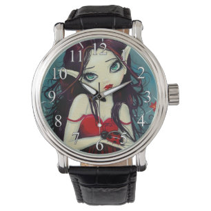 Reloj De Pulsera Dama de mariquita de ojo grande Arte de fantasía