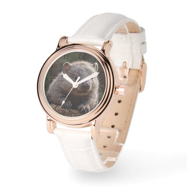 Reloj De Pulsera Damas Bebé australiano Wombat, (Ángulo)