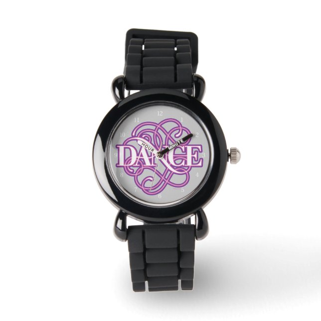 Reloj De Pulsera Dance Flourish Writing Watch (Anverso)