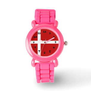 Reloj De Pulsera Dannebrog bandera danesa