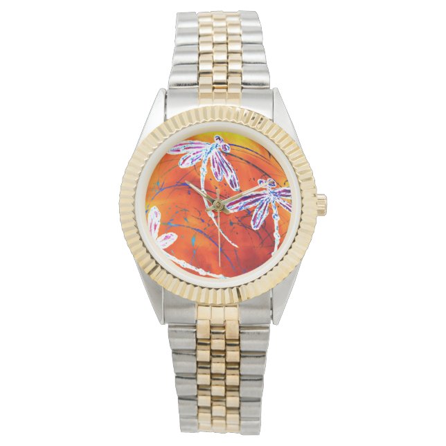 Reloj De Pulsera Danza de libélula del Outback (Anverso)