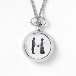 Reloj De Pulsera Darcy and Elizabeth Silhouette