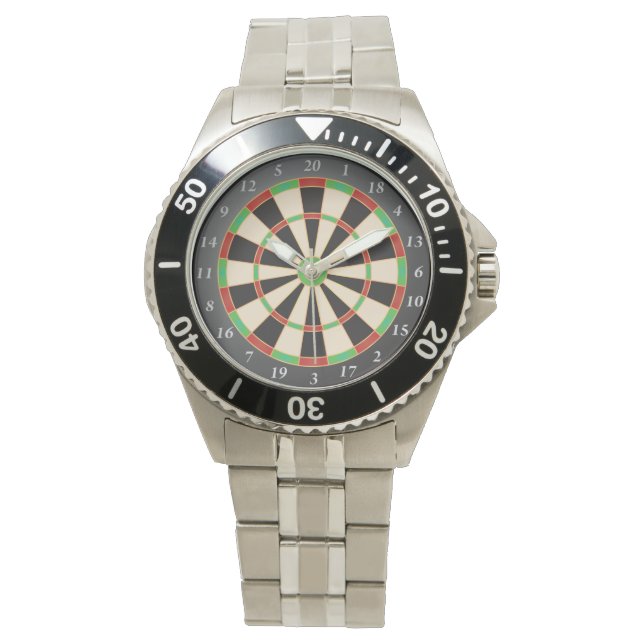 Reloj De Pulsera Dart Board (Anverso)