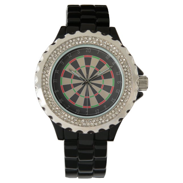 Reloj De Pulsera Dart Board Darts Bullseye (Anverso)