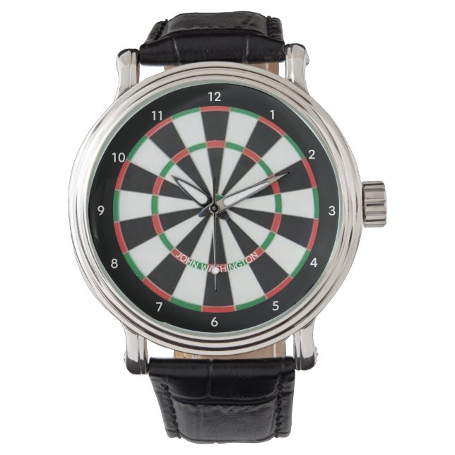 Reloj De Pulsera Dart Board Personalizado (Anverso)