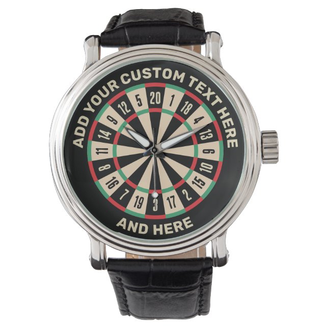 Reloj De Pulsera Dart Board Watch (Anverso)