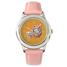 Reloj De Pulsera Daruma con pipa y cinta de opciones