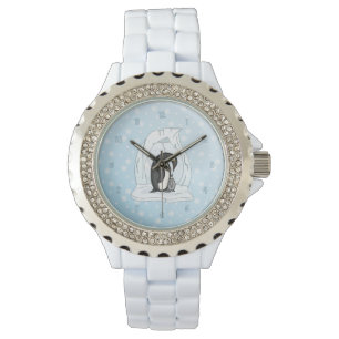 Reloj De Pulsera Davin y Annie que el pingüino mira