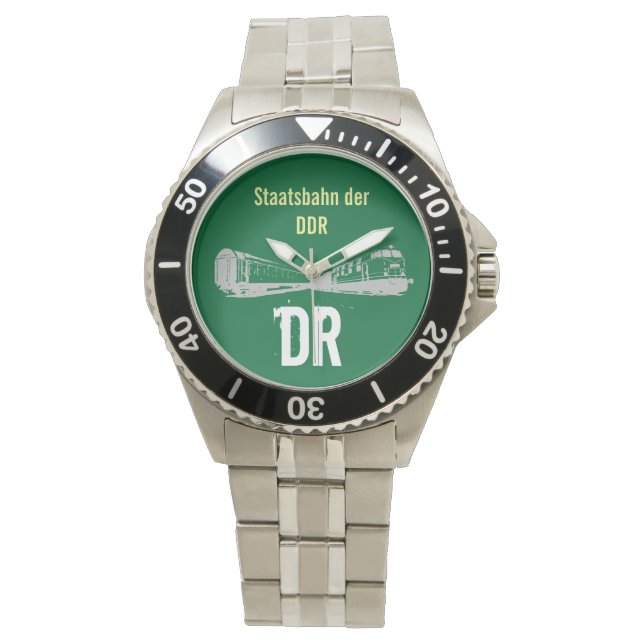 Reloj De Pulsera DDR diseño de ferrocarril de imperio (Anverso)