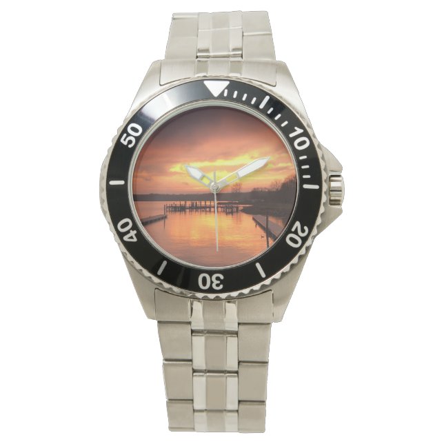 Reloj de pulsera de acero inoxidable (Anverso)
