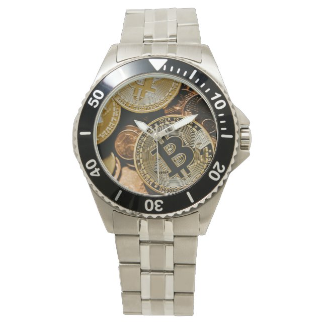 Reloj de pulsera de acero inoxidable (Anverso)