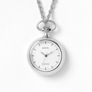 Reloj de pulsera de aleación de plata personalizad