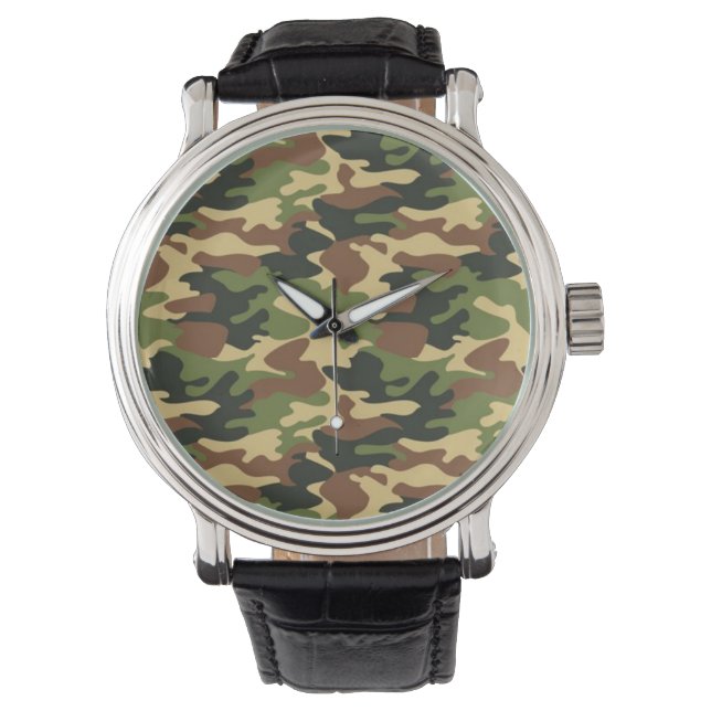 Reloj De Pulsera de camuflaje (Anverso)