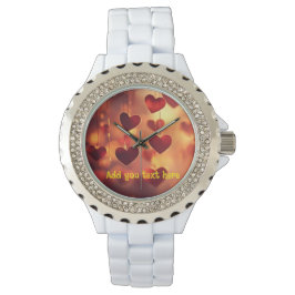 Reloj de pulsera de corazones colgantes - Personal