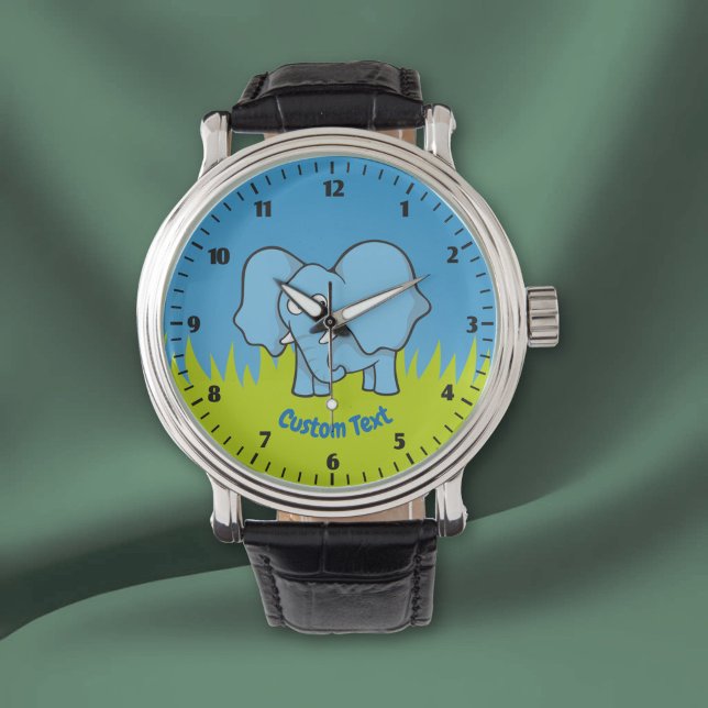 Reloj de pulsera de dibujos animados de elefante a (Subido por el creador)