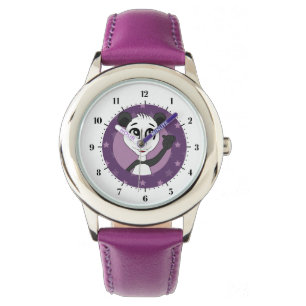 Reloj de pulsera de dibujos animados de panda