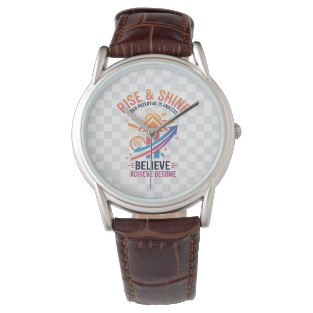 Reloj de pulsera de diseñador chic (Anverso)