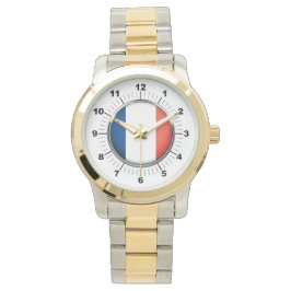 Reloj de pulsera de dos tonos oversized para hombr
