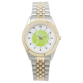 Reloj de pulsera de dos tonos para bolas de tenis