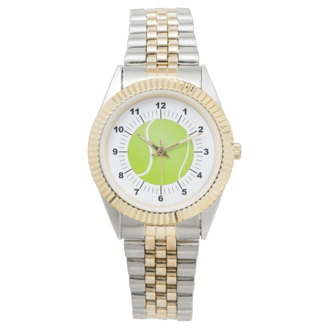 Reloj de pulsera de dos tonos para bolas de tenis  (Anverso)