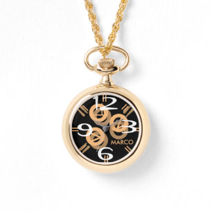 Reloj de pulsera de dos tonos sobredimensionado pa