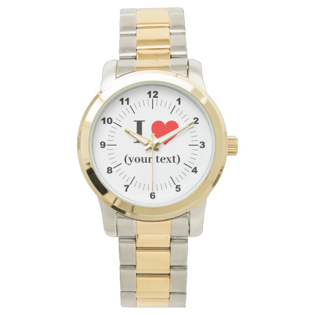 Reloj de pulsera de dos tonos sobredimensionados p (Anverso)