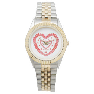 Reloj de pulsera de dos tonos SWEET HEARTS