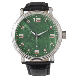 Reloj de pulsera de efecto de jade