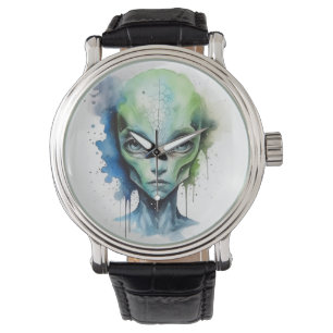 Reloj De Pulsera De Esta Galaxia Mundial Alien Ufo
