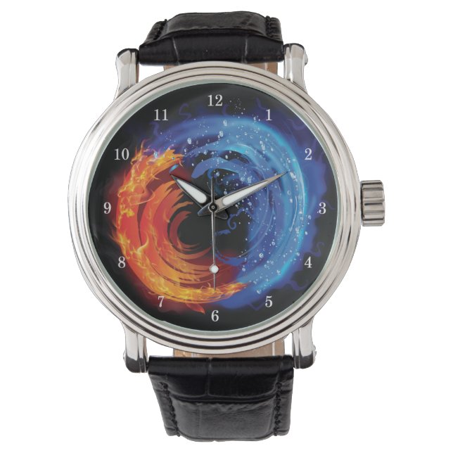 Reloj de pulsera de Fuego y Agua Precioso (Anverso)