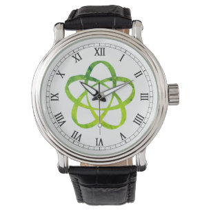 reloj de pulsera de Green Swirl
